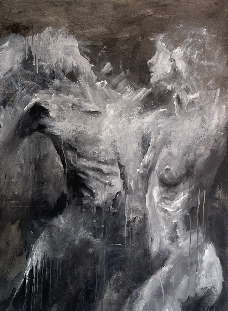 utgdeergirl's tweet image. Saturday art share🫀
Detail of my lovers. I love the connection between them.