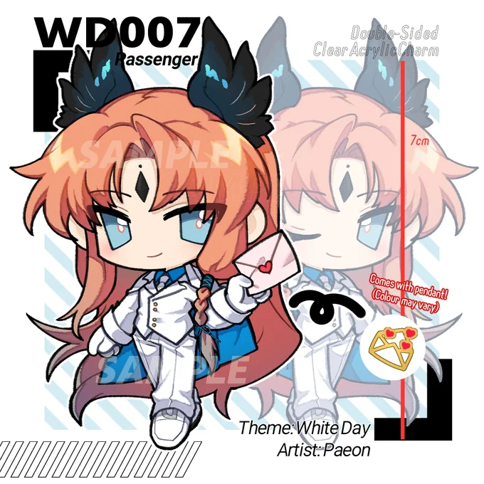(ꜰᴀɴᴍᴇʀᴄʜ) White Day series # 007Heart thumping, you can feel a spark as Passenger gazes at you... literally! #Arknights 