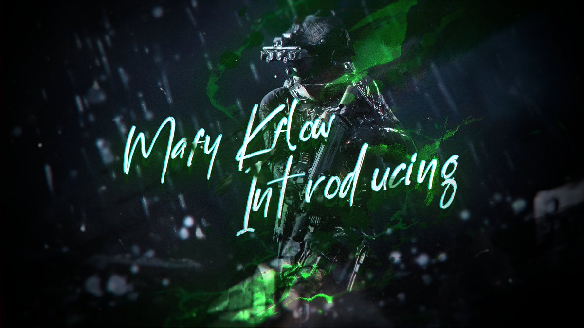 MAFYClan's tweet photo. 今日20時半に introducing MAFY Kflow
を公開いたします！ 
 
Player: 
@xKflow 
    
Editor:
@Flora_Fem  

Artwork:
@BerVisual

#CoD #Montag https://t.co/5gwcBH8NH6
