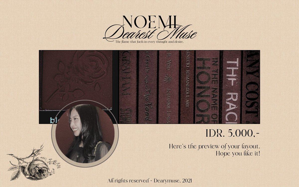 0dhera's tweet image. A repost would be appreciated! 

Hi,   Dearest!    It's    me,    Noemi! 
I   have   4   Ready  Stock  layouts
( Special  Jennie!)ᅠjustᅠwaiting
toᅠfindᅠtheirᅠperfectᅠmatch. 
Price:    Rp.   5.000/ea    Payment
all e-wallet!   ──────   ♥︎

( #zonauang #zonajajan )
