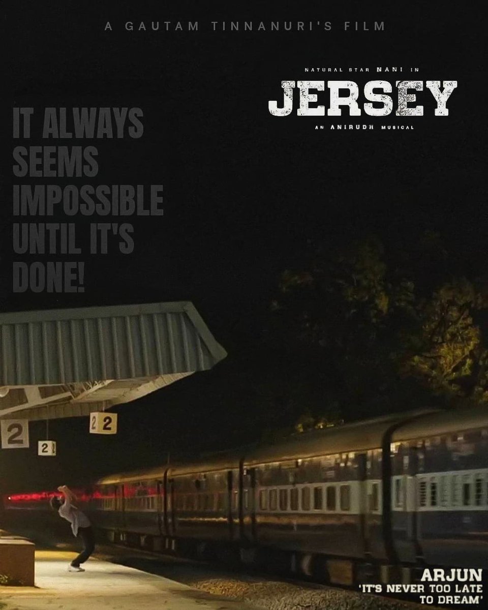 Altcine_'s tweet photo. Re-edited - Alternative Poster Design on Jersey

@Nameisnani
@gowtam19 
@ShraddhaSrinath 

#jersey #jerseymovie #tollywood
#alternativedesign #posterdesign
#nani #naturalstarnani
#gowtamtinnanuri
#shraddhasrinath https://t.co/7x1vBGDgFU