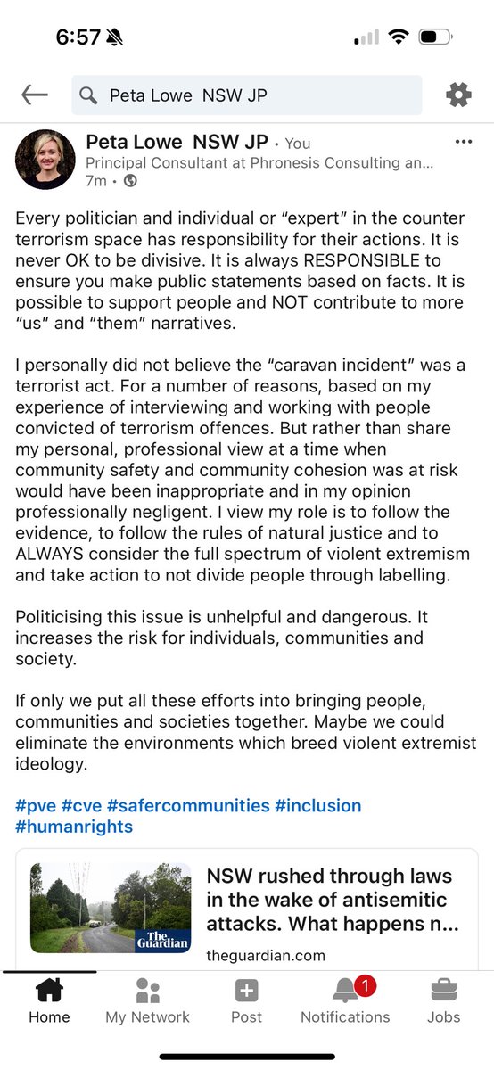 peta_lowe's tweet photo. @TerroristHunte6 @ChrisMinnsMP @JohnRuddick2 @2GB873 @7NewsSydney @9NewsSyd @ABCmediawatch @abcnews @SkyNewsAust @DailyMailAU @dailytelegraph @LindaSilmalis I don’t use X for this very reason. I can’t post my full and balanced opinion here due to character limits, forcing me to shorten and limit my response.
So go to LinkedIn if you want to read what I have to say. https://t.co/kjx3NDvNbG