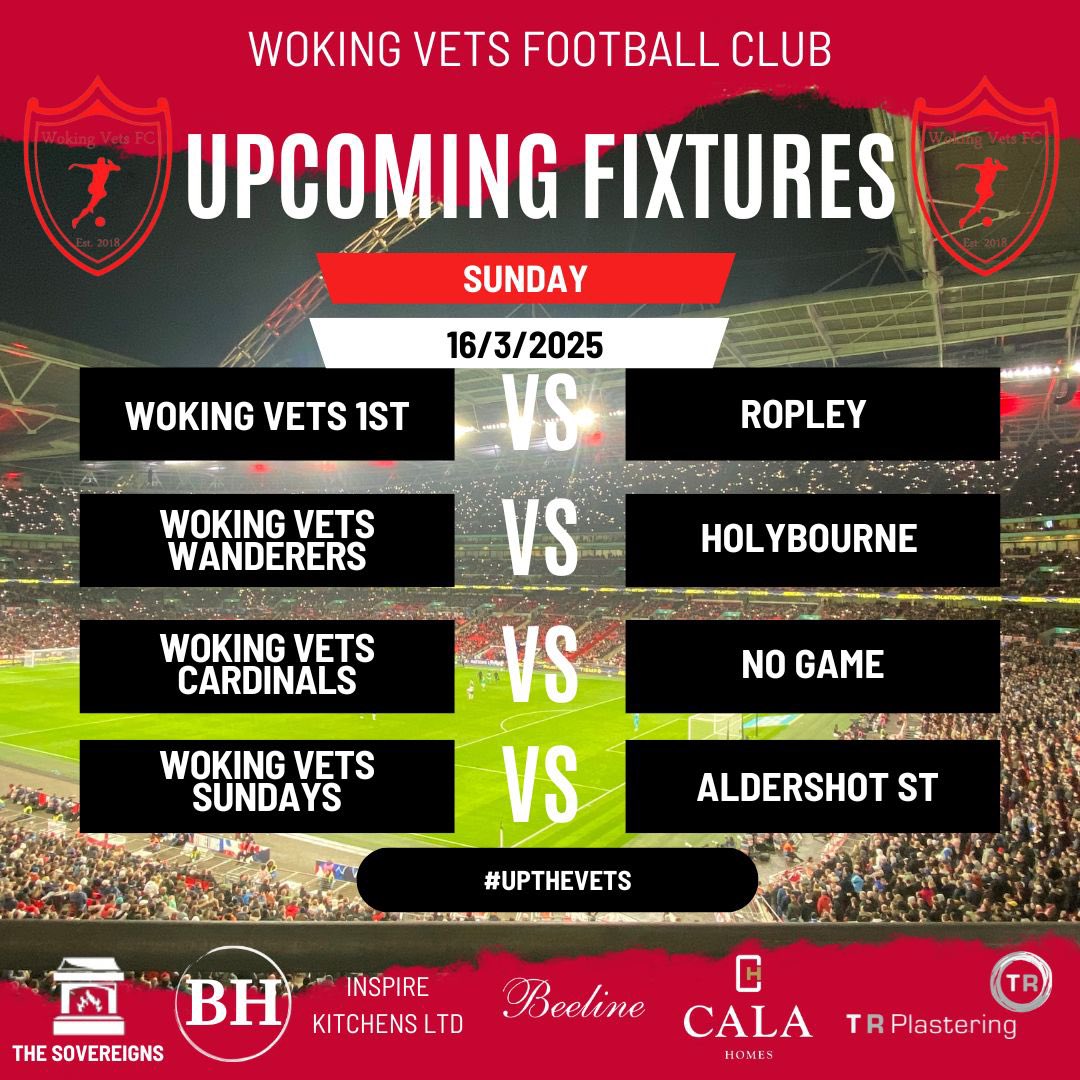 This weekends fixtures

3 each day with some important games again. 

Good luck to all those taking part and as always, thanks to you sponsors. 

⚽️⚽️⚽️👍