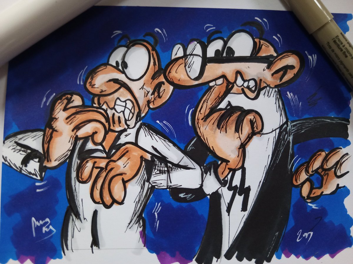 En el  #DíaOficialFranciscoIbáñez hoy recordamos a  #MortadeloyFilemón en su versión animada de Estudios Vara. #Ibáñez