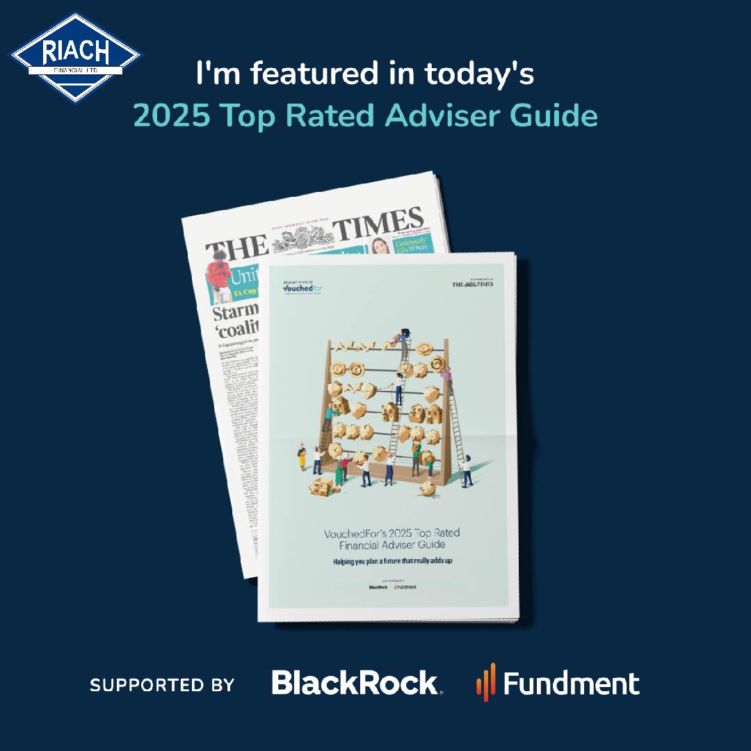TOP RATED ADVISOR 2025

We would like to congratulate Director Bob Riach for being a VouchedFor 2025 Top Rated Advisor.

This is due to Bob's excellent client reviews, well done!