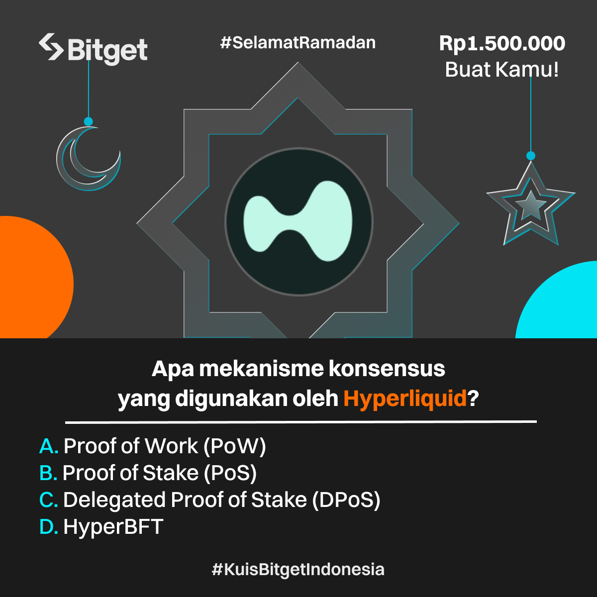 🎁 HADIAH Rp1.500.000 BUAT KAMU! 🎁

Caranya mudah:
1⃣ Follow <a href="/BitgetID/">Bitget Indonesia 🇮🇩</a> dan download aplikasi Bitget bitgetapp.com/id/download
2⃣ Like + repost tweet ini, jawab pertanyaannya di kolom komentar dengan hashtag #KuisBitgetIndonesia #HYPE
3⃣ Isi form berikut: forms.gle/PAUAQvo5AXZogi…
