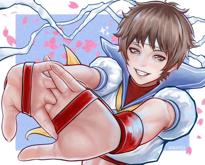 Happy Birthday Sakura Sakura Kasugano (2023 Artwork) "Street Fighter" "ストリートファイター" #streetfighter #スト #sakura #sakurakasugano #sf #ストリートファイター #capcom