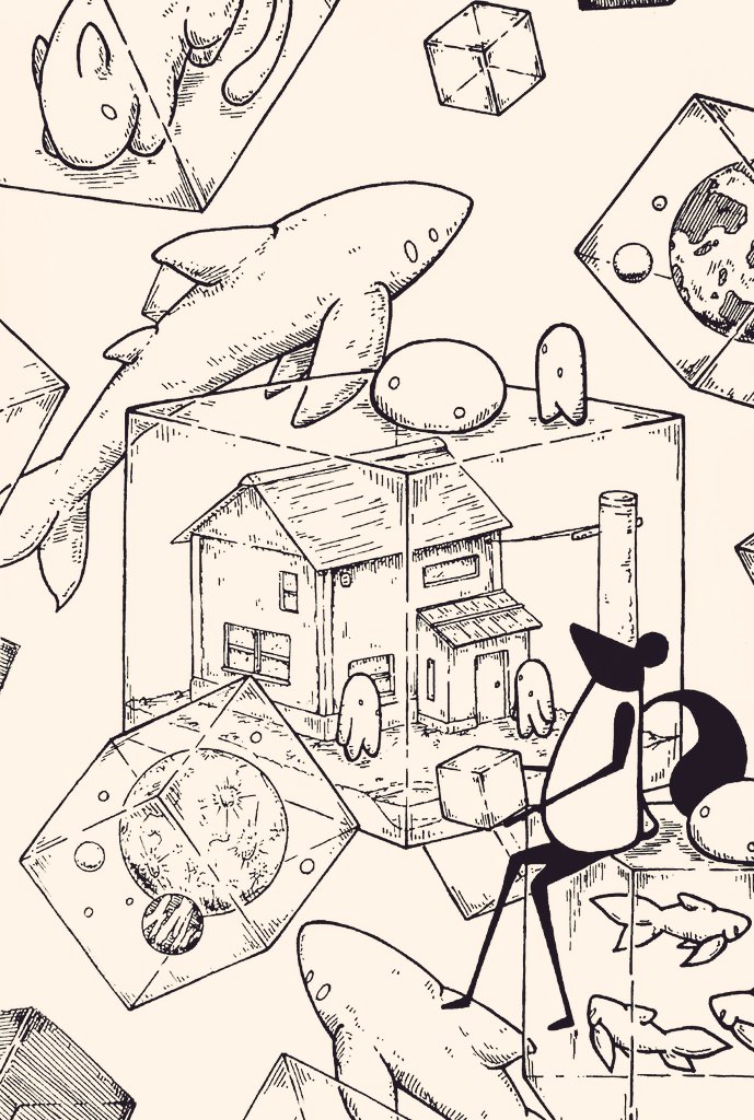 空に浮かぶ箱庭世界

#イラスト
#アナログ絵 