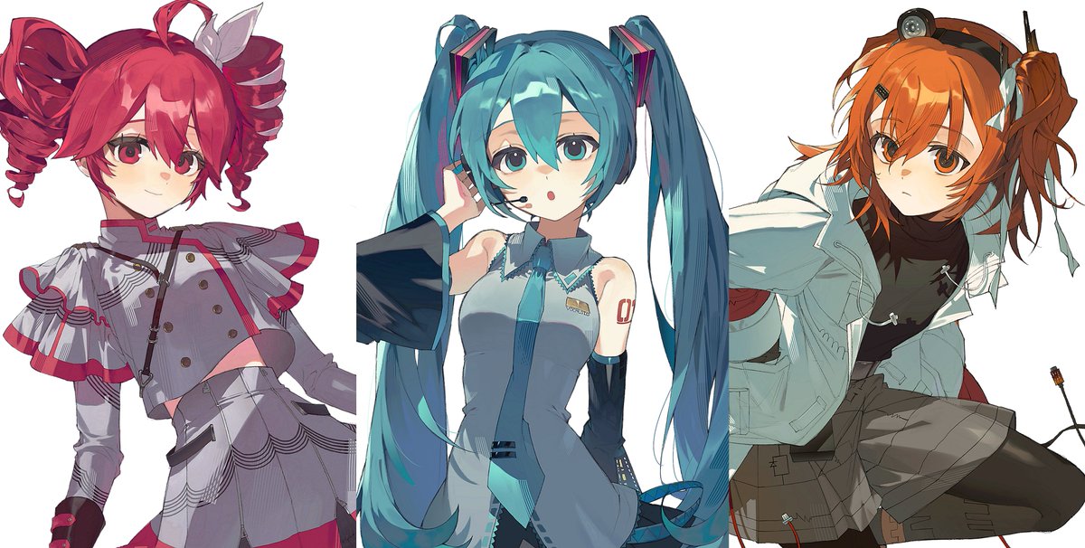 #初音ミク 
#重音テト 
#足立レイ