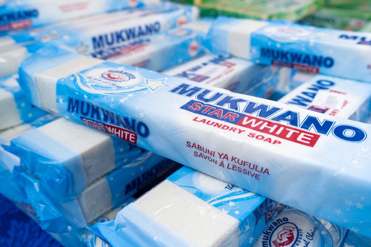 mukwano_ind's tweet photo. Make your laundry days smoother with our Mukwano star white!💫✨

Visit the Mukwano factory outlet (Old UMA conference center) - Jinja Road | Call our outlet service line: +256393241822 

#mukwanoindustries #starwhite #barsoap #laundry #homecare https://t.co/TY8WcnV9QY