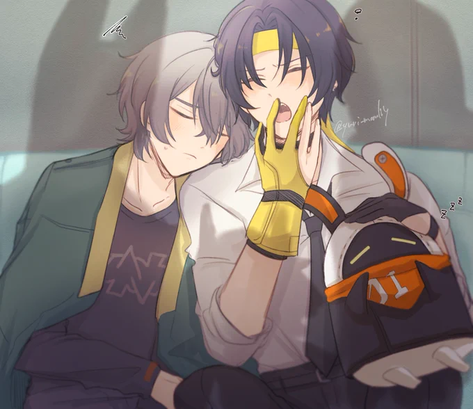 徹夜任務明け悠アキ #haruwise 