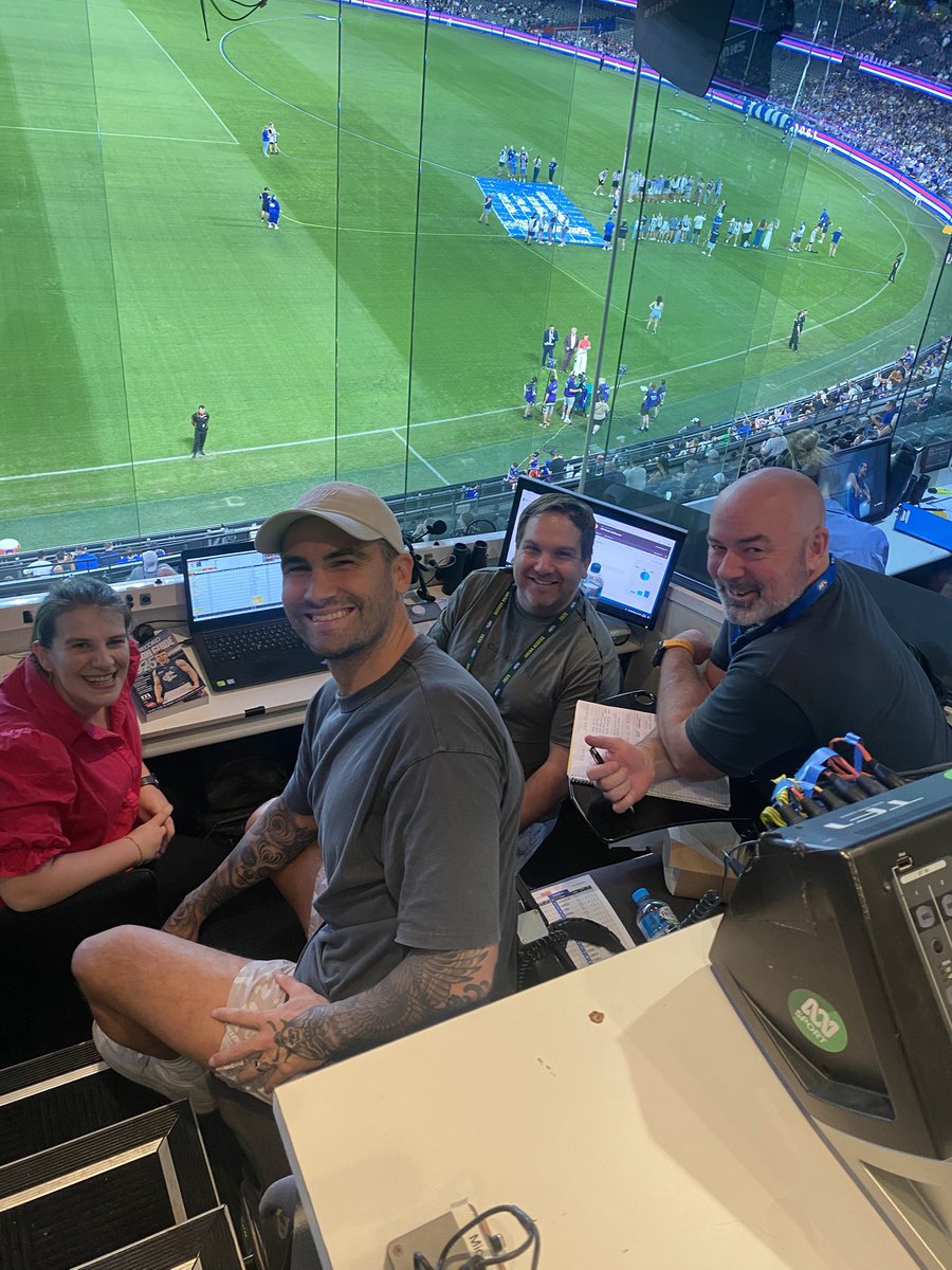 Lauren Bordin (@laurenbordin) on Twitter photo All set for another season with <a href="/abcsport/">ABC SPORT</a>. <a href="/westernbulldogs/">Western Bulldogs</a> v <a href="/NMFCOfficial/">North Melbourne FC</a> with <a href="/MattClinch/">Matt Clinch</a>, <a href="/HarfSerious/">Daniel Harford</a>, Chad Wingard and <a href="/alexiapesce/">Alexia Pesce</a>. 🏟️ All set for another season with <a href="/abcsport/">ABC SPORT</a>. <a href="/westernbulldogs/">Western Bulldogs</a> v <a href="/NMFCOfficial/">North Melbourne FC</a> with <a href="/MattClinch/">Matt Clinch</a>, <a href="/HarfSerious/">Daniel Harford</a>, Chad Wingard and <a href="/alexiapesce/">Alexia Pesce</a>. 🏟️