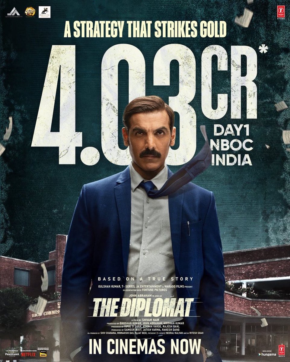 Don’t miss out The Diplomat !! It’s a brilliant movie !! 👍