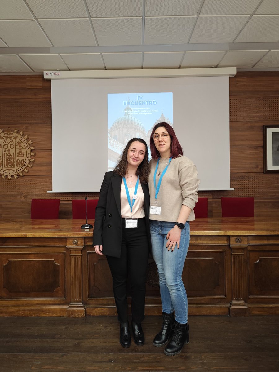LiV UCLM (@livuclm) on Twitter photo Esta semana nuestras compañeras <a href="/Beatriz__bo/">Beatriz Ortega</a> y <a href="/Gloriia_gp30/">Gloria García Pérez</a> han estado en el IV Encuentro de Jóvenes Investigadores en Criminología <a href="/REJIC_difusion/">REJIC 💡</a> celebrado en Salamanca <a href="/usal/">Universidad de Salamanca</a>
Junto con las compañeras del <a href="/CrimiUCLM/">CIC UCLM</a> han presentado parte de sus investigaciones
👁️👇🏼 Esta semana nuestras compañeras <a href="/Beatriz__bo/">Beatriz Ortega</a> y <a href="/Gloriia_gp30/">Gloria García Pérez</a> han estado en el IV Encuentro de Jóvenes Investigadores en Criminología <a href="/REJIC_difusion/">REJIC 💡</a> celebrado en Salamanca <a href="/usal/">Universidad de Salamanca</a>
Junto con las compañeras del <a href="/CrimiUCLM/">CIC UCLM</a> han presentado parte de sus investigaciones
👁️👇🏼
