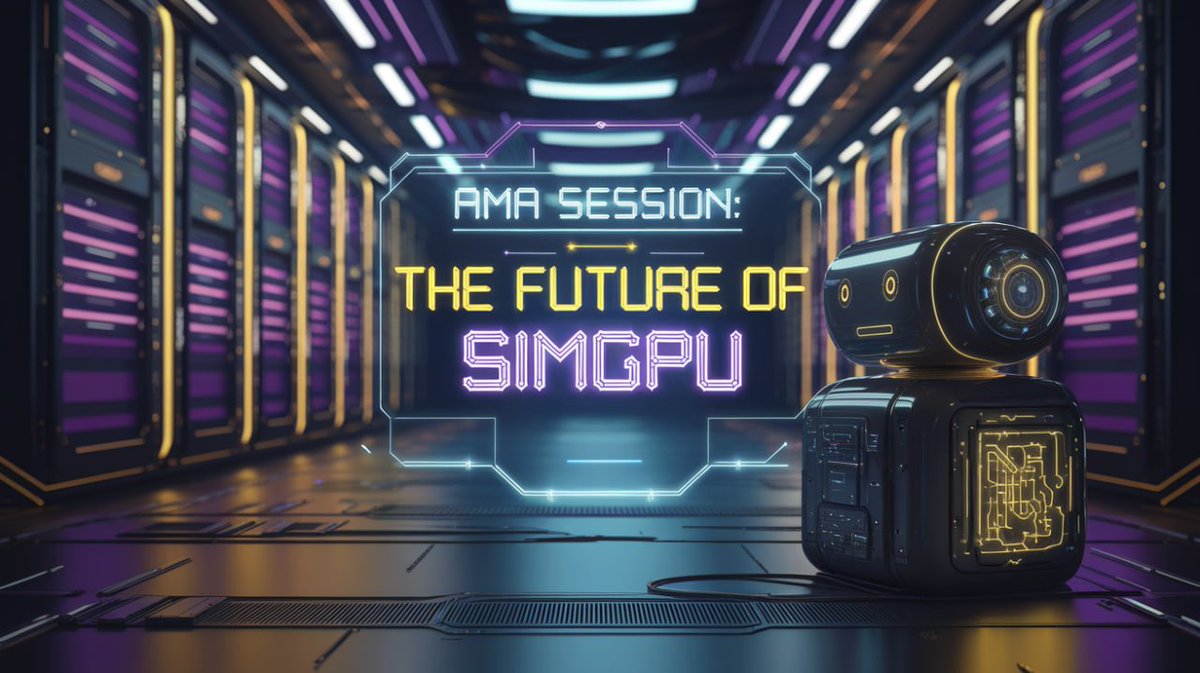 Join us for a deep dive into simGPU – the future of decentralized AI compute.

🔹 AI-driven GPU rentals &amp; scaling
🔹 On-chain auctions &amp; revenue-sharing
🔹 CoreWeave partnership &amp; next steps

Bring your questions. We’re here to build.

📅 Today | 9:00 PM UTC
📍 Join here: