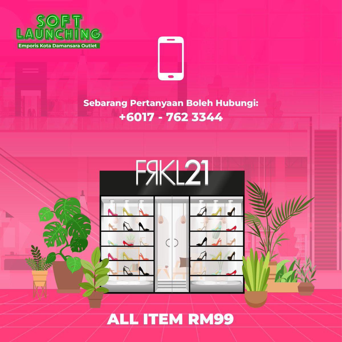 Boleh save number dibawah siap siap kot la korang ada apa apa nak tanya lepas buat pembelian ke kan! 😍

 #FRKL21REOPENING #FRKL21KOTADAMANSARA