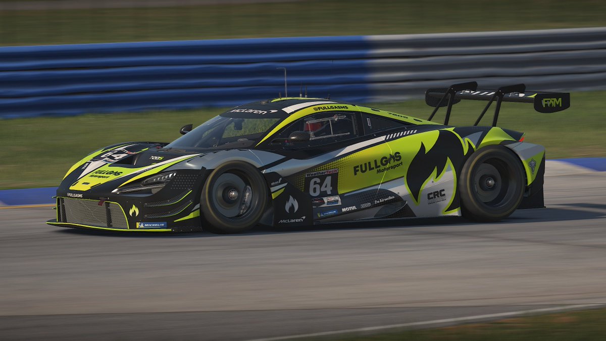 FullGasMS's tweet image. 🇬🇧 Our first official skin is now available on our McLaren 720S GT3 Evo. What do you think? We love it! thanks to @Crosdevall 🎨

🇪🇸 Nuestra primera skin oficial ya esta sobre nuestro Mclaren 720S GT3 Evo. Que os parece? A nosotros nos encanta! Gracias @Crosdevall