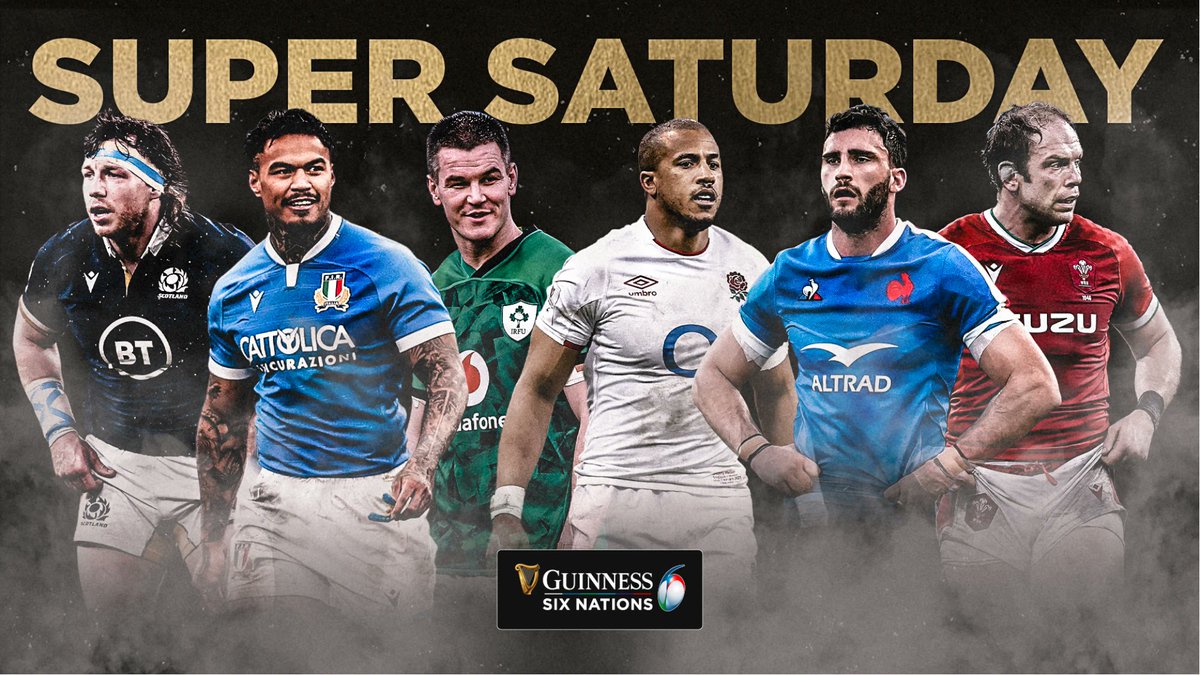 Super Saturday is here
All games are being shown at the taproom today.
ITALY vs IRELAND 2.15pm
WALES vs ENGLAND 4.45pm
FRANCE vs SCOTLAND 8.00pm
Come and watch your team or come and watch all the games.