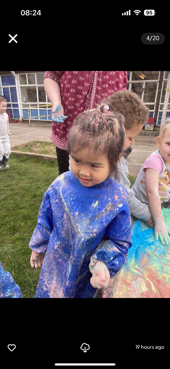 Nursery have been celebrating the Hindu festival of Holi this week 🎨 <a href="/MaendyPrimary/">Maendy Primary</a>
