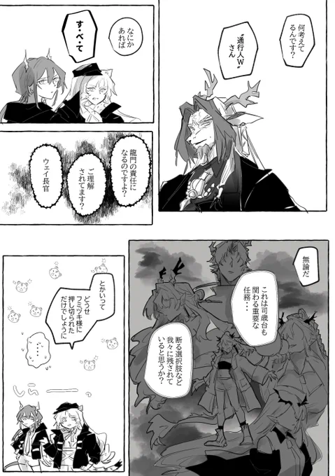 『奥様はムービースター』  

ウェイ 
フミヅキ 
龍門近衛局のみなさん 

(2/3)  
※skeb Commission 