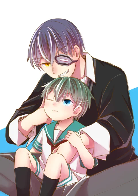 ※男体化※年齢操作天龍お兄ちゃんと木曾くん 