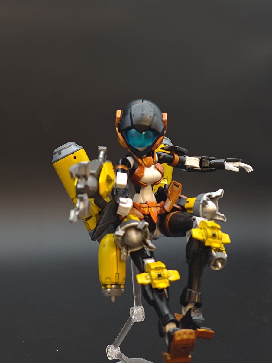 BA_DTTPL's tweet image. 「けーびー」様より、展示作品をお預かりしました！

30MINUTESシリーズのブランドを横断してのミキシング作品です！
当スペースご利用にて仕上げをなさり、そのままお預けくださいました🌞

作例まだまだ募集中でございます！
#プラモLABO 
#つくば
#30MINUTES
#30MM 
#プラモデル