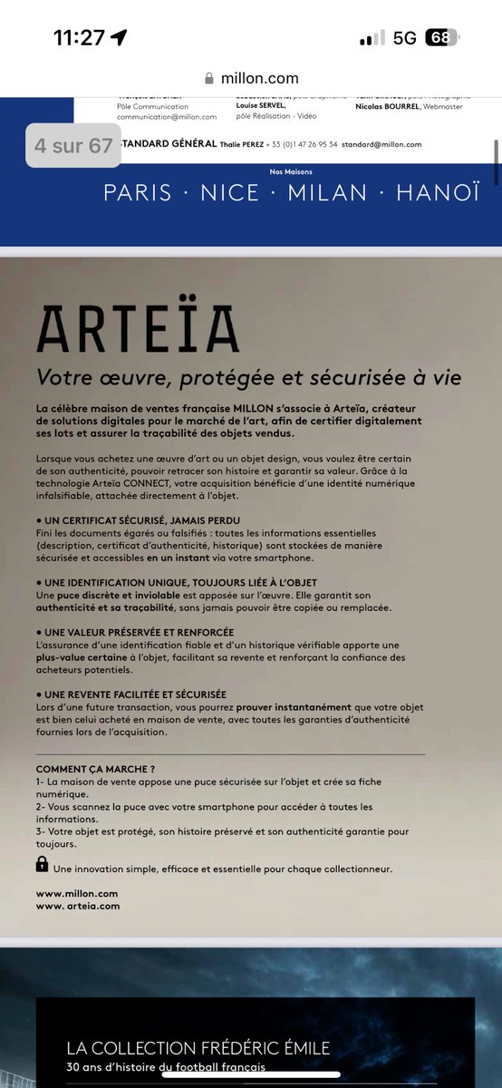 Et les maillots sont sécurisés par les puces d’authentification Arteia ! arteia.com
