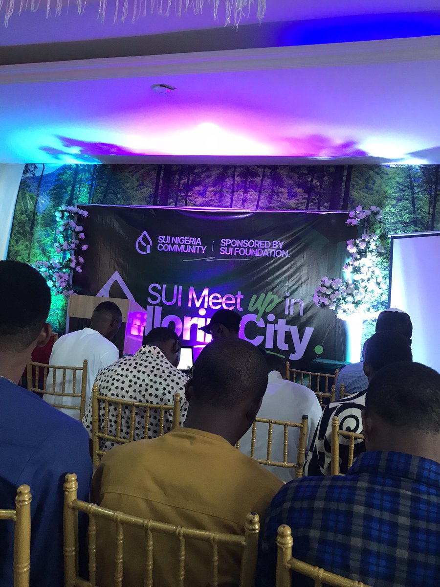 romlah_sanni's tweet photo. At Web 3 SUI meetup in Ilorin live at Peace hotel conference hall
@SUINetwork 
@ILORINSUI
@SUIFAMOFFICIAL
@SUOVEAFRICA
@ILEMONA_BGI https://t.co/t7d5wlkIxJ