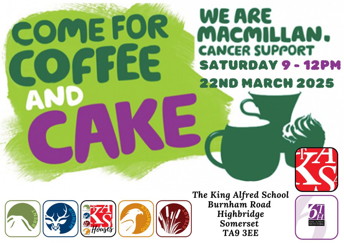 One week to go…

Get baking. 
<a href="/TKASAMrBate/">Bobby Bate</a> <a href="/TKASAMrsProbert/">Mrs Probert PE</a> <a href="/Nigels73/">Nigel smith</a> <a href="/MrsOColes/">Mrs Coles</a>