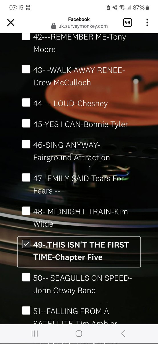 Gerty1969's tweet image. Please vote for my Dad's song currently at no 49 on the Heritage Chart let's get him up the chart with his song This isn't the First Time #Chapterfive @MikeReadUK #@davemcgertycomposer