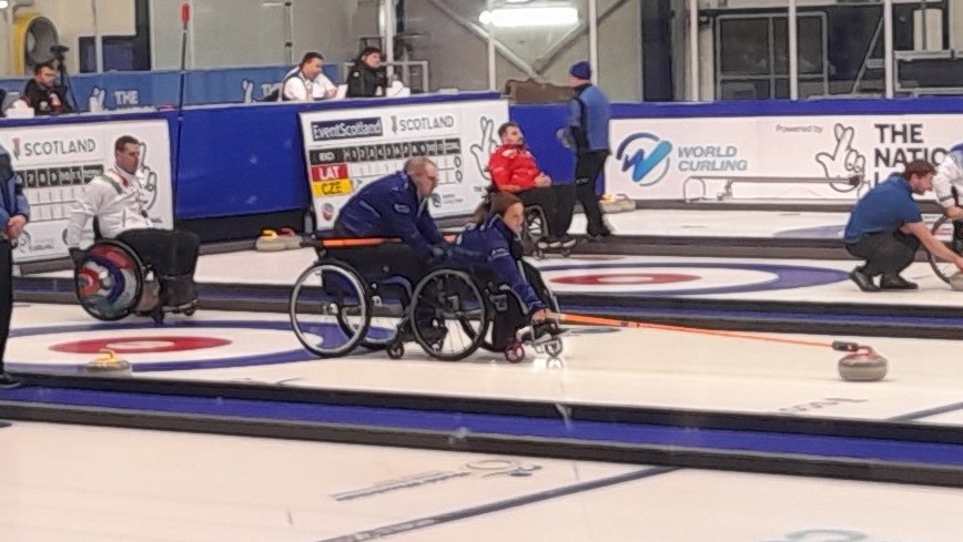 iaingowans_ply (@iaingowans) on Twitter photo 🥌 I'm pretty fortunate to have the Wheelchair <a href="/worldcurling/">World Curling</a> Mixed Doubles World Championship just down the road from me in North Ayrshire.
Best of luck to Scotland 🏴 in the quarter finals this morning. 🥌 I'm pretty fortunate to have the Wheelchair <a href="/worldcurling/">World Curling</a> Mixed Doubles World Championship just down the road from me in North Ayrshire.
Best of luck to Scotland 🏴 in the quarter finals this morning.