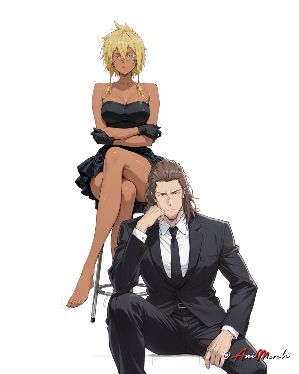 animerch_x's tweet image. Harribel & Starrk #BLEACH #BLEACH_anime