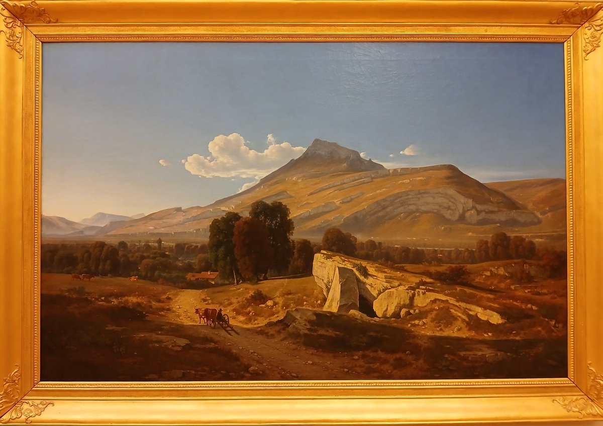 Jean Achard
"Paysage, vue prise à Saint-Egreve, près de #Grenoble " (Don de l’État, 1844)
<a href="/museedegrenoble/">Musée de Grenoble</a>