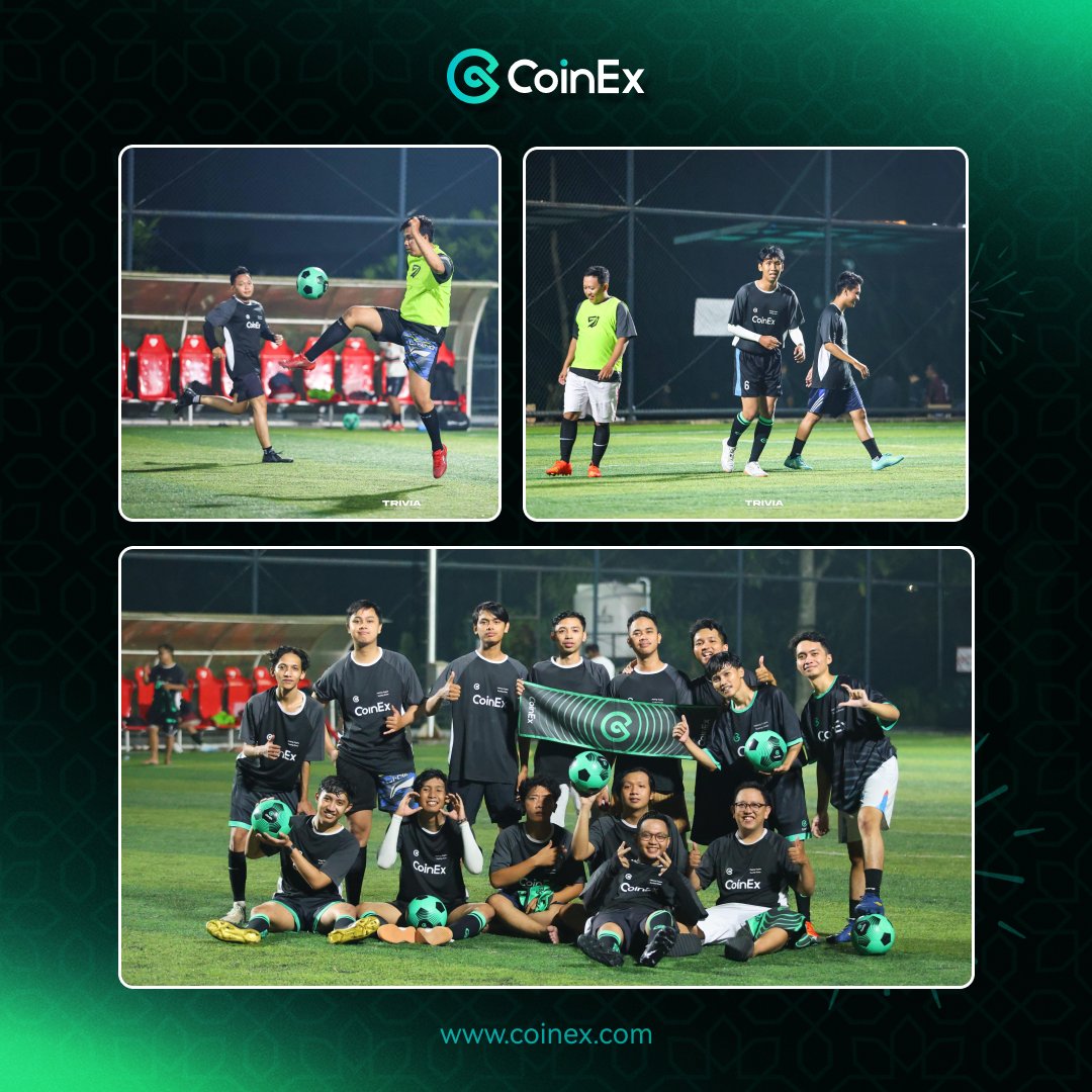 CoinExIndonesia's tweet photo. Keseruan Mini Soccer Bareng Komunitas Crypto di Yogyakarta sukses bikin suasana makin panas! ⚽
Terima kasih buat yang sudah hadir! Sampai jumpa di CoinEx Sport berikutnya! 🚀
#CoinExSport #GatherTogetherwithCoinEx #GiftingYourRamadan https://t.co/d1ZX9KTP0O