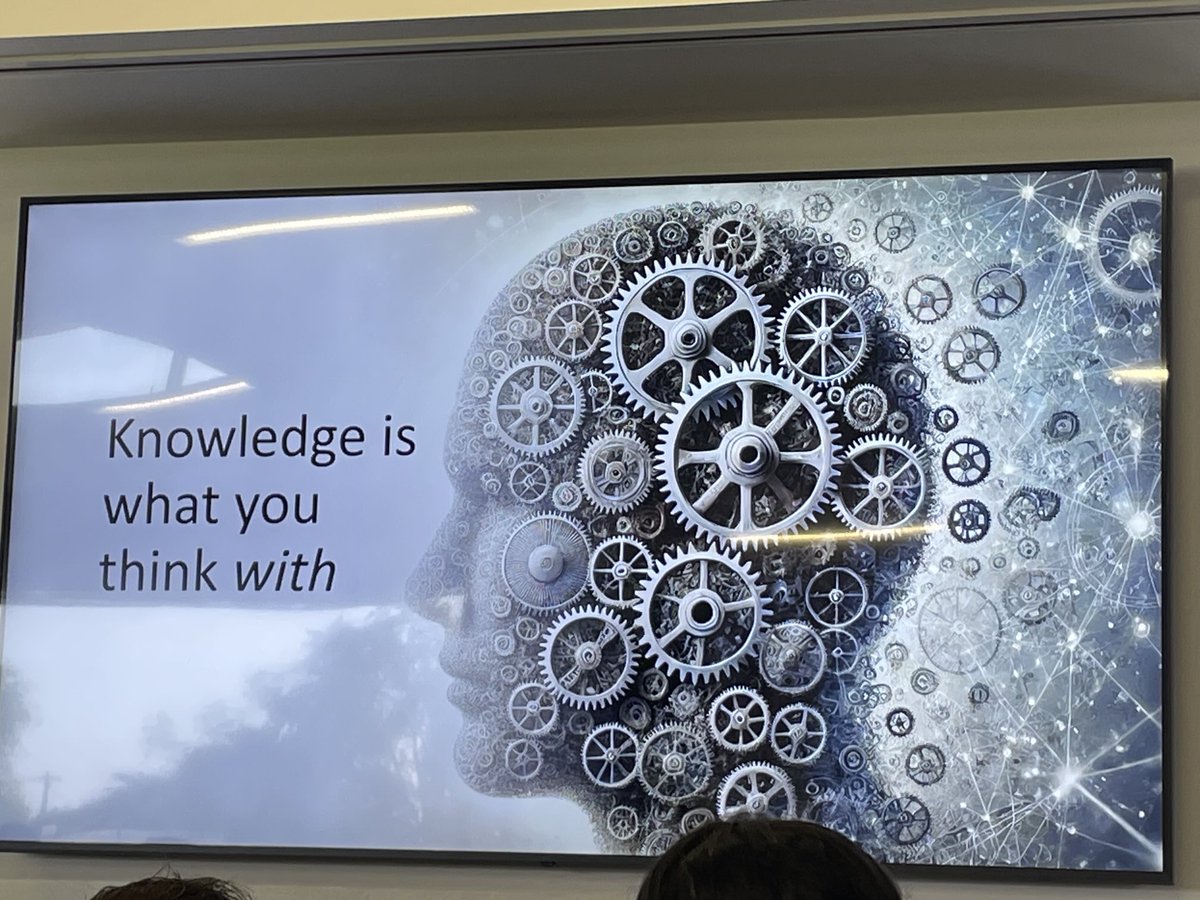 #rEDBall25 Creative thinking, Problem solving, etc can’t be developed without content knowledge.