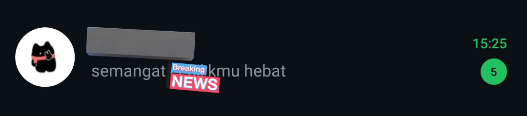 for the first time in my life..