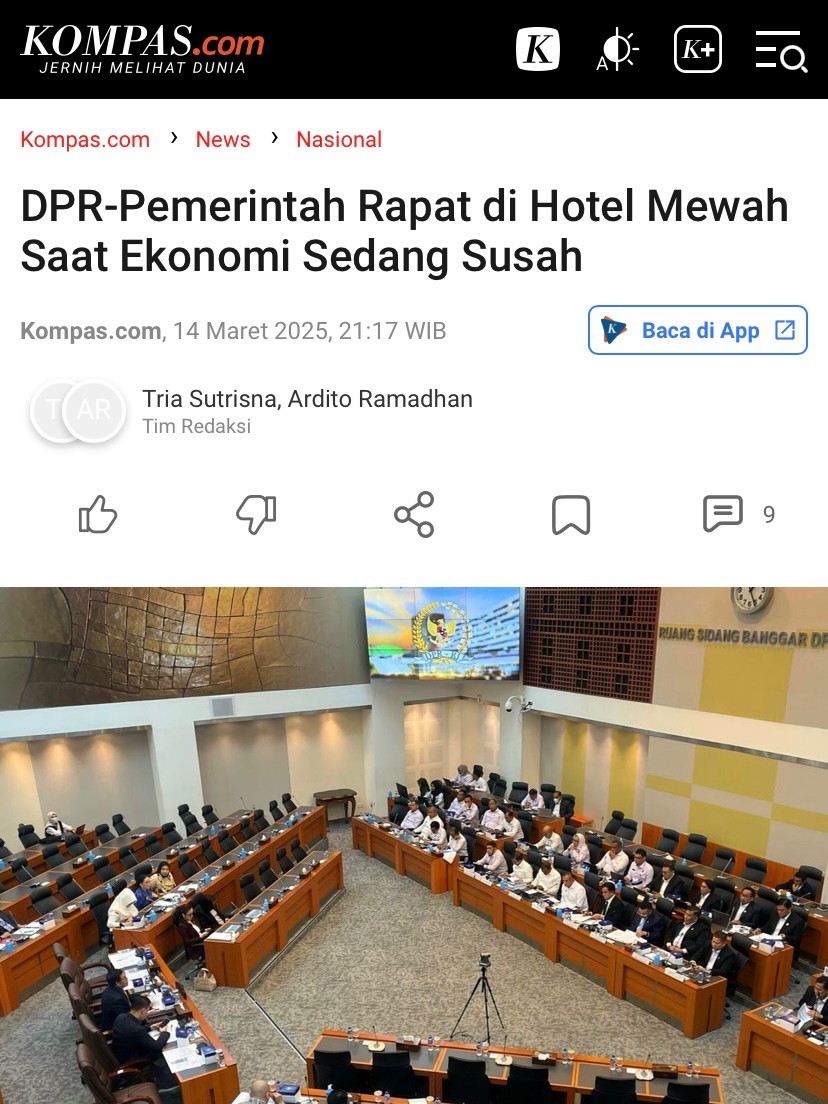 efisiensi sebatas omon-omon