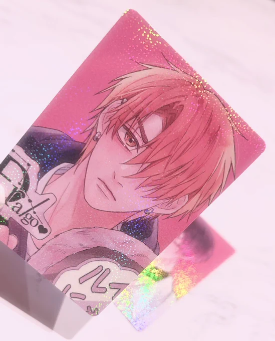 #J庭57 グッズ紹介可愛く仕上がりました…!ルイの公式トレカは、拓が無限回収してるグッズと一緒です 