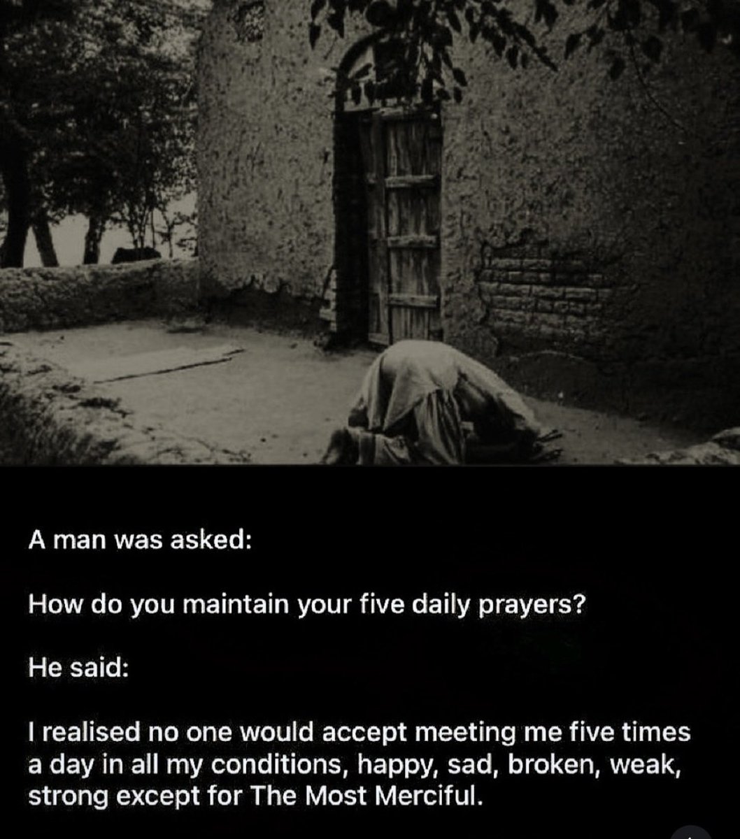Daaliyahnasreen's tweet photo. "A Meeting Like No Other"
A moment of devotion, a silent conversation with The Rehman, where every joy, sorrow, weakness, and strength is embraced without any condition. https://t.co/J8EYDTPjDL