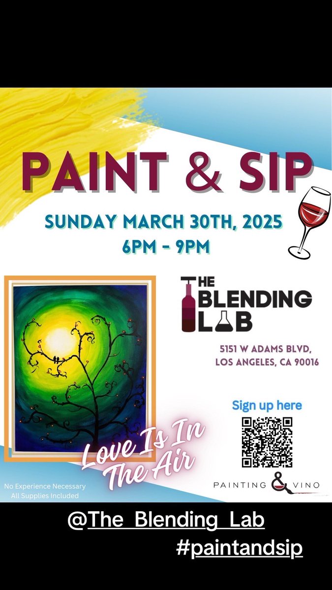 nixnel's tweet photo. @TheBlendingLab #paintandsip make your own wine and painting! Taught by me! #sipandpaint #datenight #paintnight https://t.co/UleF5yPmCq