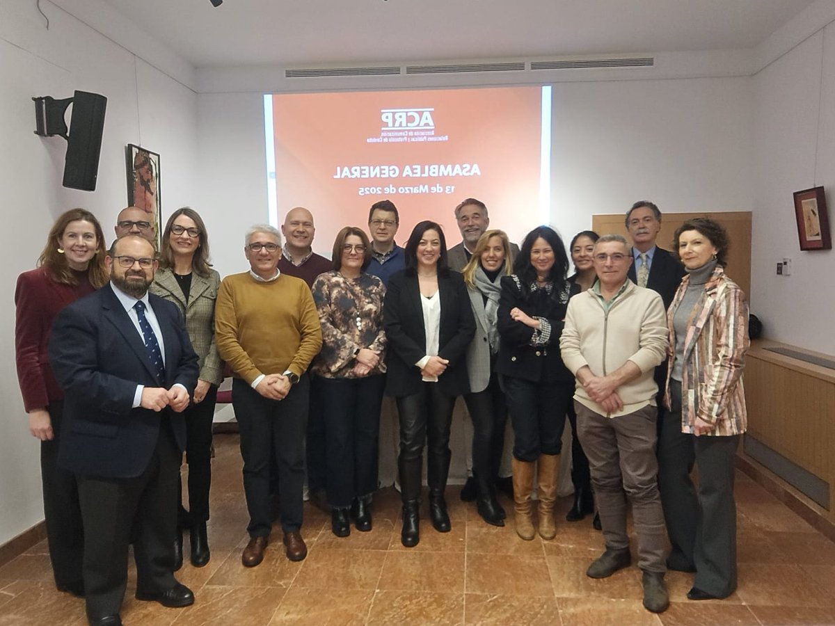 ¡Gracias a los socios por su asistencia a nuestra Asamblea General de la #ACRPCórdoba ! 🌟

Repasamos logros 2024 y planes para 2025

📩Info detallada por email 

📸¡Agradecemos al <a href="/PCongresosCord/">Palacio de Congresos de Córdoba</a> su impecable atención y fantásticas instalaciones! 

#cordobaesp #comunicacion