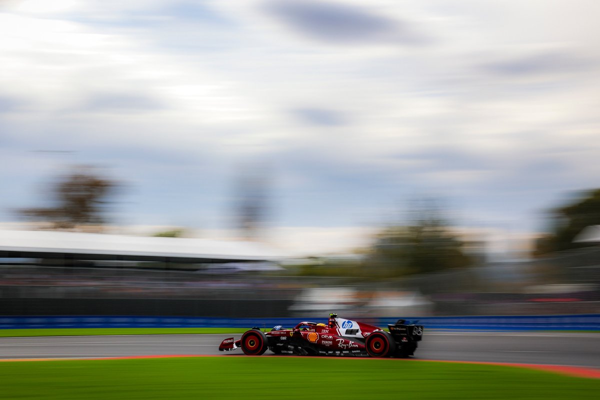 ScuderiaFerrari's tweet photo. Back on track ๐ https://t.co/u2d162shNI