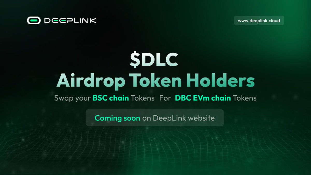 📢 To all Community DLC (BSC Chain) Airdrop Holders: Important Announcement!

Thank you for your support, we will soon have DLC listed on the exchanges! 🎉

⚠️ Important reminder: Since the exchange only supports the DBC EVM chain, all BSC chain DLC tokens must be converted to