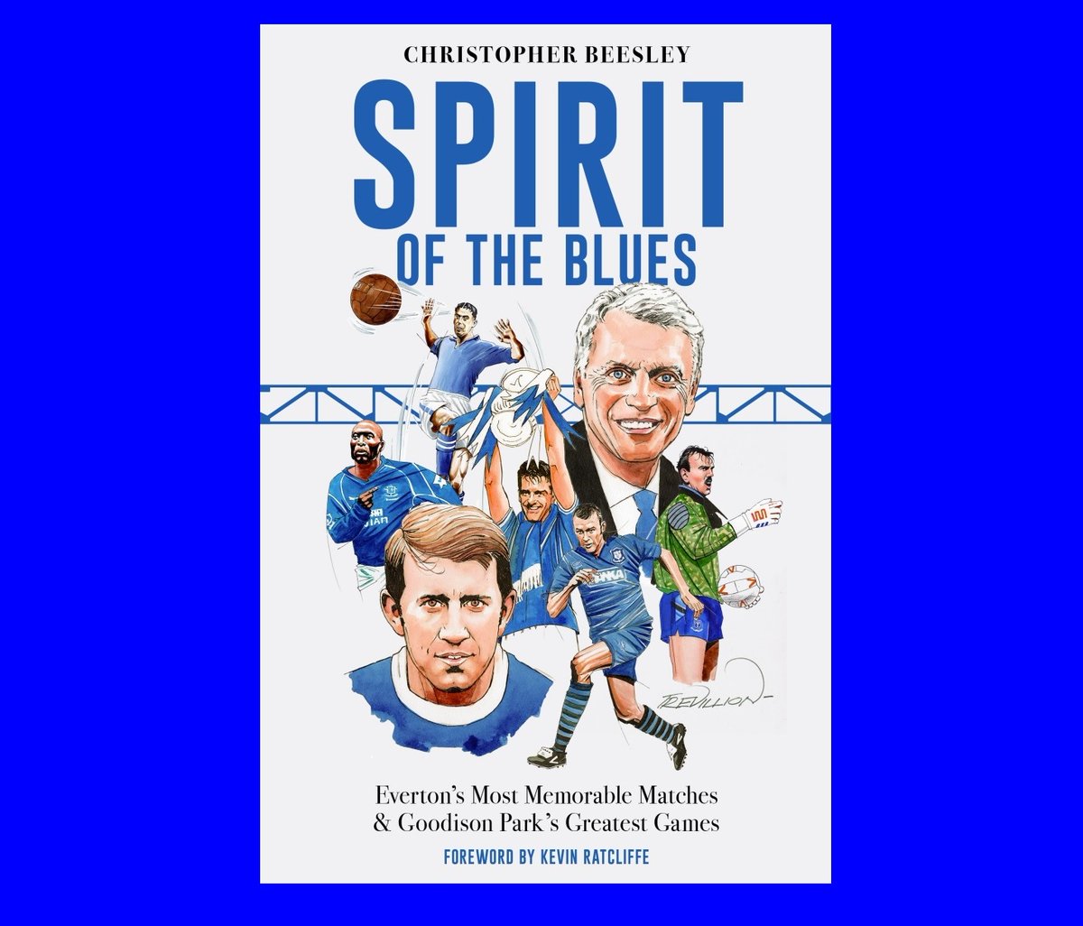 CBeesleyEcho's tweet image. 🚨 New book - SPIRIT OF THE BLUES:
Everton's Most Memorable Matches
& Goodison Park's Greatest Games.
Cover illustrated by @PaulTrevillion
Designed by @duncanolner
Produced by @PitchPublishing
Order now on Amazon ⬇️
tinyurl.com/35yrkvdb