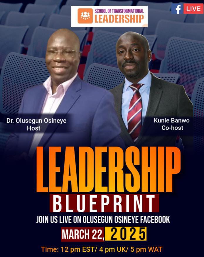 SOTL_Leadership's tweet photo. Join me and my friend Kunle Banwo as we hold a conversation around the type of leadership that is most suitable for African society. #leadershipblueprint #africansociety #idealleadership https://t.co/CQ7wyuaHxL
