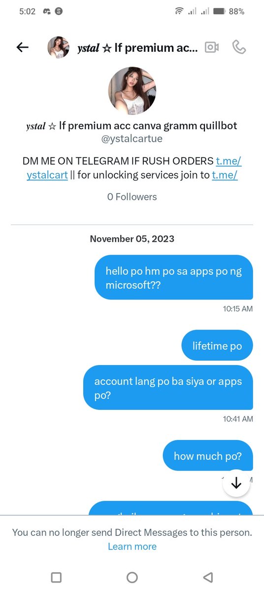 guys please help me mahanap po siya. bumili po sa kanya ng ms account and nilagay ko po sa account na yun lahat ng memorable photos ko. and ngayon wala na po akong access. and di ko na mahagilap yung account niya please help me guys. memorable saking yung mga pictures po