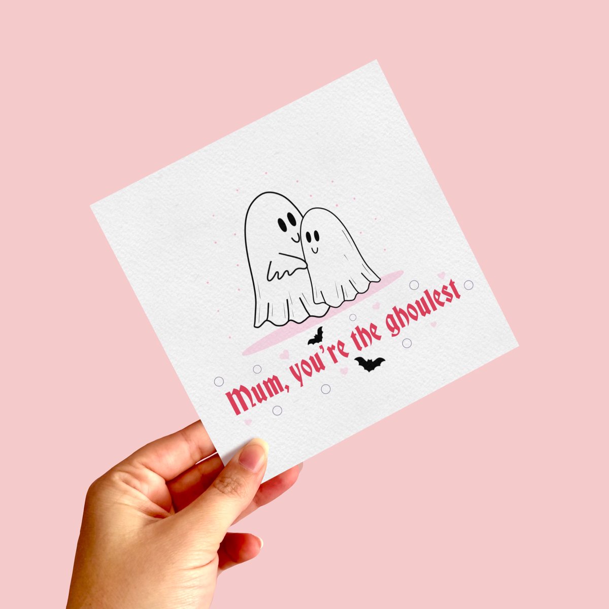 Spooky Fun Mother's Day Card 🩷👻 #UKGiftHour #UKGiftAM #spooky #mothersday #greetingcards #handmade #etsyuk #shopsmalluk #shopindie heatherwdesigns.etsy.com/listing/185663…