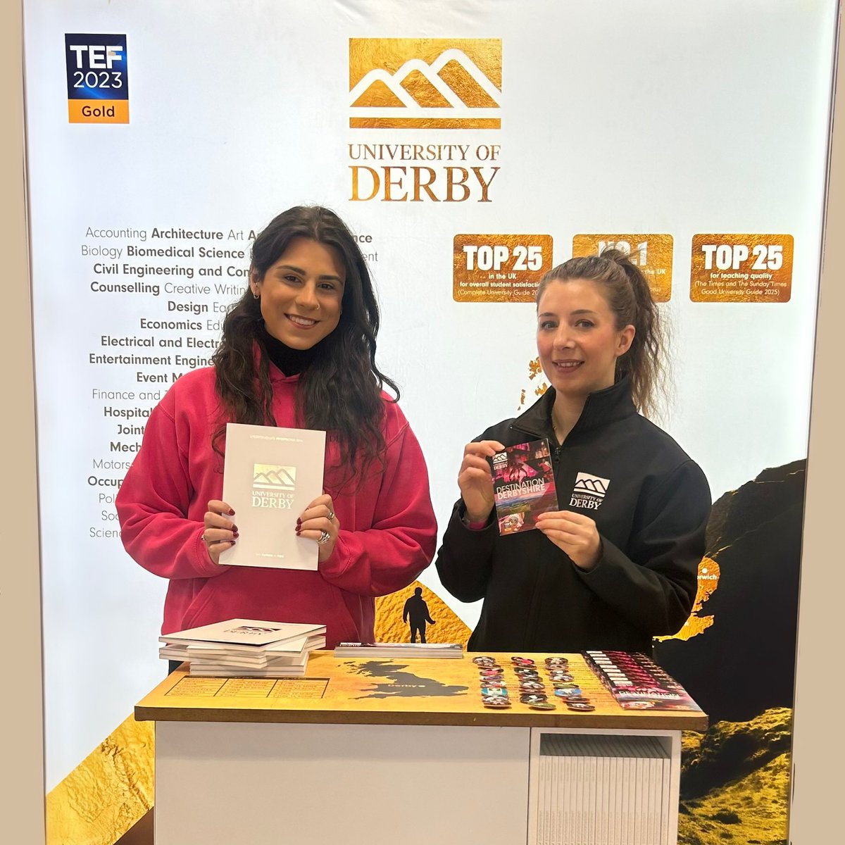 Anne C Gallacher (@annescl_uod) on Twitter photo Bristol, <a href="/UKUniSearch/">UK University & Apprenticeship Search</a>.
We spoke to students from the southwest about <a href="/DerbyUni/">University of Derby</a>’s expert teaching, state-of-the-art facilities, and industry engagement.
Highlighting how Derby not only prepares students for success at university, but success beyond university.
#DerbyOutreach Bristol, <a href="/UKUniSearch/">UK University & Apprenticeship Search</a>.
We spoke to students from the southwest about <a href="/DerbyUni/">University of Derby</a>’s expert teaching, state-of-the-art facilities, and industry engagement.
Highlighting how Derby not only prepares students for success at university, but success beyond university.
#DerbyOutreach