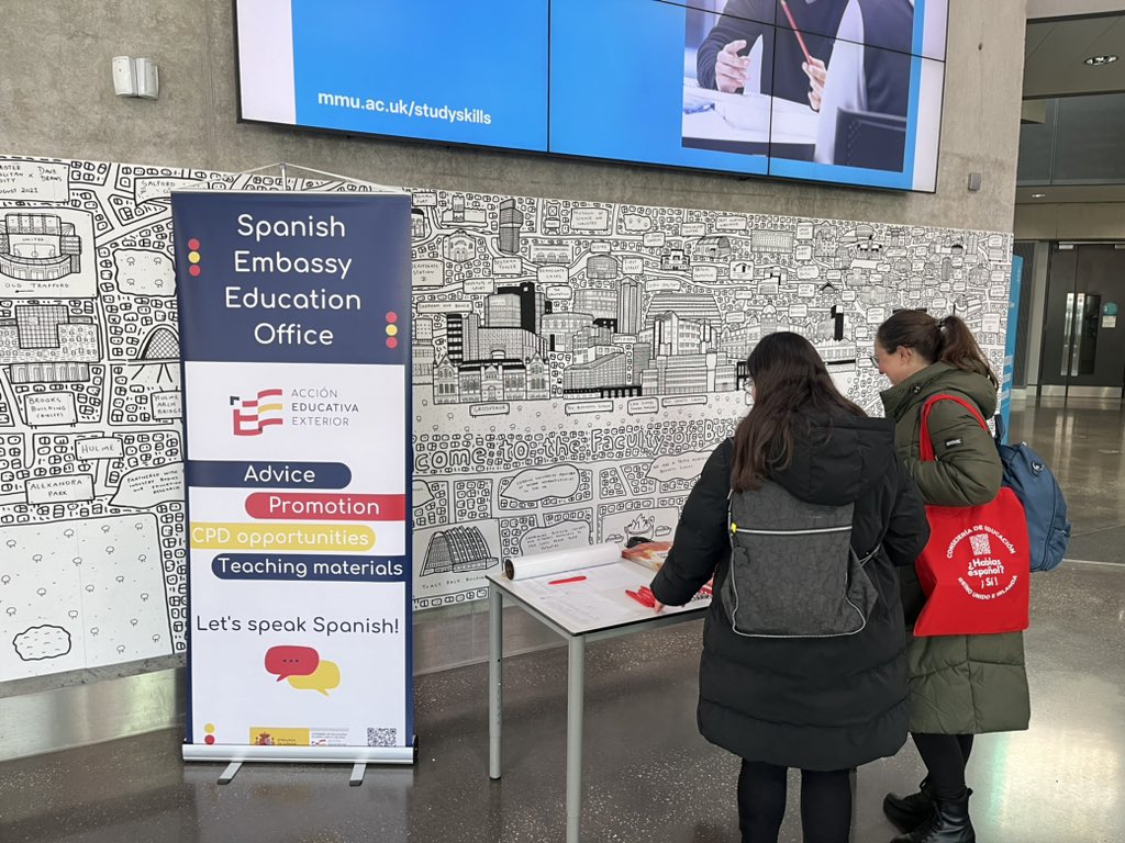 Consejería de Educación Reino Unido e Irlanda (@consejeriauk) on Twitter photo Todo preparado para la jornada didáctica de hoy en <a href="/ManMetUni/">Manchester Metropolitan Uni</a> ¡Gracias a <a href="/MMU_Languages/">ManMetUni Languages</a> por acogernos y a la Asociación de Escuelas de Español en Andalucía <a href="/eandalucia/">Español en Andalucía</a> por hacer posible esta jornada! <a href="/AccEducativaExt/">Acción Educativa Exterior</a> Todo preparado para la jornada didáctica de hoy en <a href="/ManMetUni/">Manchester Metropolitan Uni</a> ¡Gracias a <a href="/MMU_Languages/">ManMetUni Languages</a> por acogernos y a la Asociación de Escuelas de Español en Andalucía <a href="/eandalucia/">Español en Andalucía</a> por hacer posible esta jornada! <a href="/AccEducativaExt/">Acción Educativa Exterior</a>