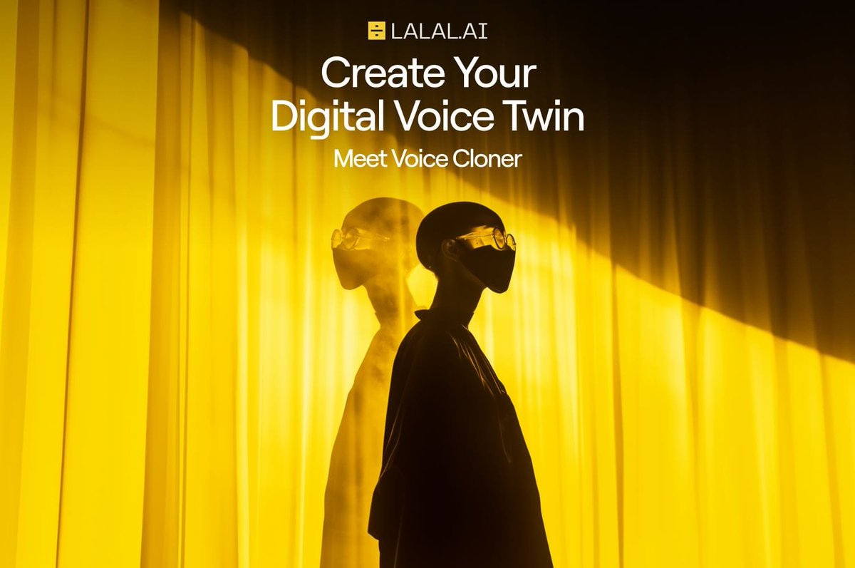 ai_lalal's tweet image. Your digital voice twin is here! 🗣️✨ Clone your voice with LALAL.AI Voice Cloner and use it for audiobooks, voiceovers, ads &amp;amp; more. AI-powered, ultra-realistic, and yours to control. 🚀

Try it now! 🔗 lalal.ai/voice-cloning

 #VoiceCloning #AI